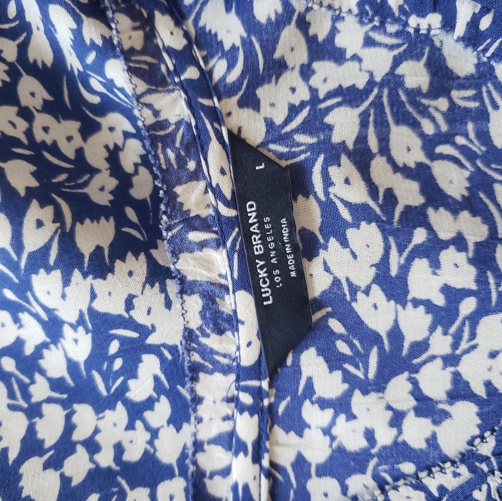 Lucky brand Blue Floral Blouse - Picture 9 of 9